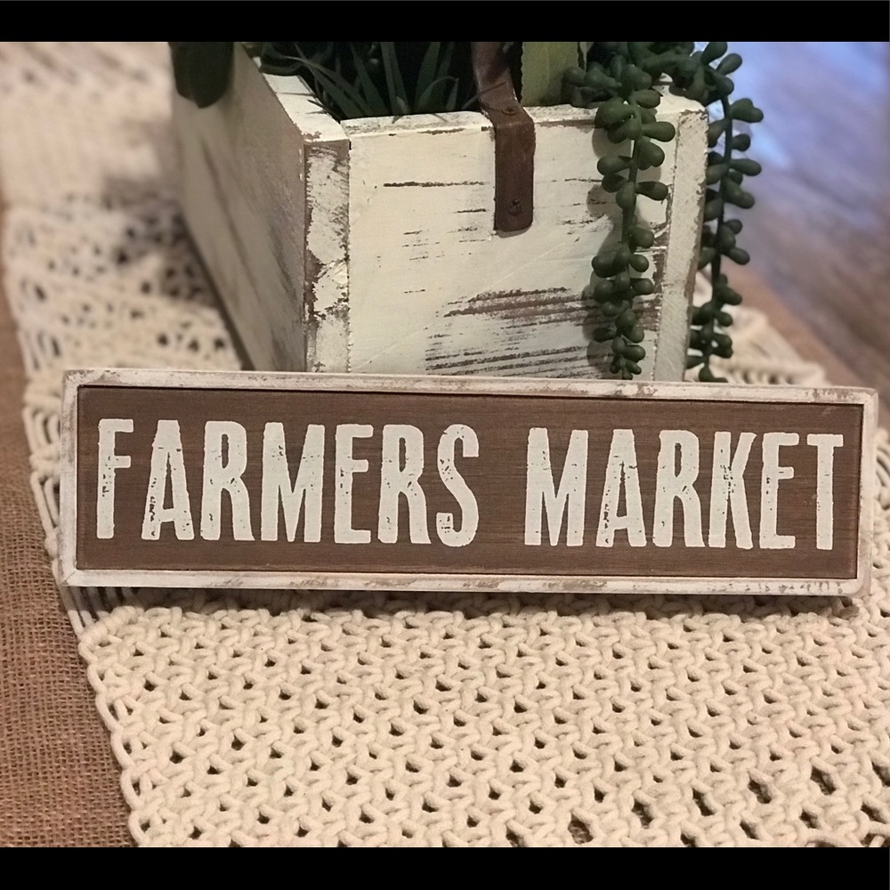 Hobby Lobby FARMERS MARKET Wood Sign